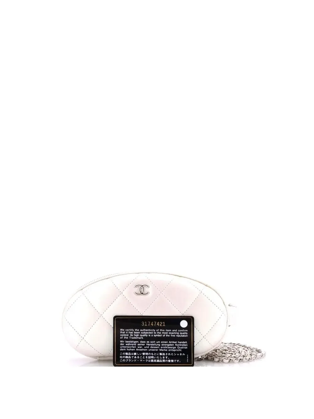 Chanel Zip Around Sunglasses Case With #223327C21B